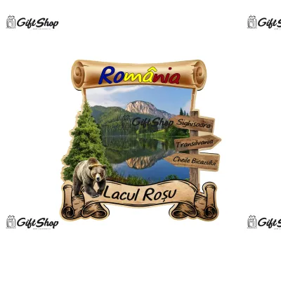 Lacul rosu, romania, magnet papirus, model mgs 211